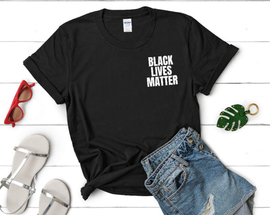 Black Lives Matter Pocket Tee